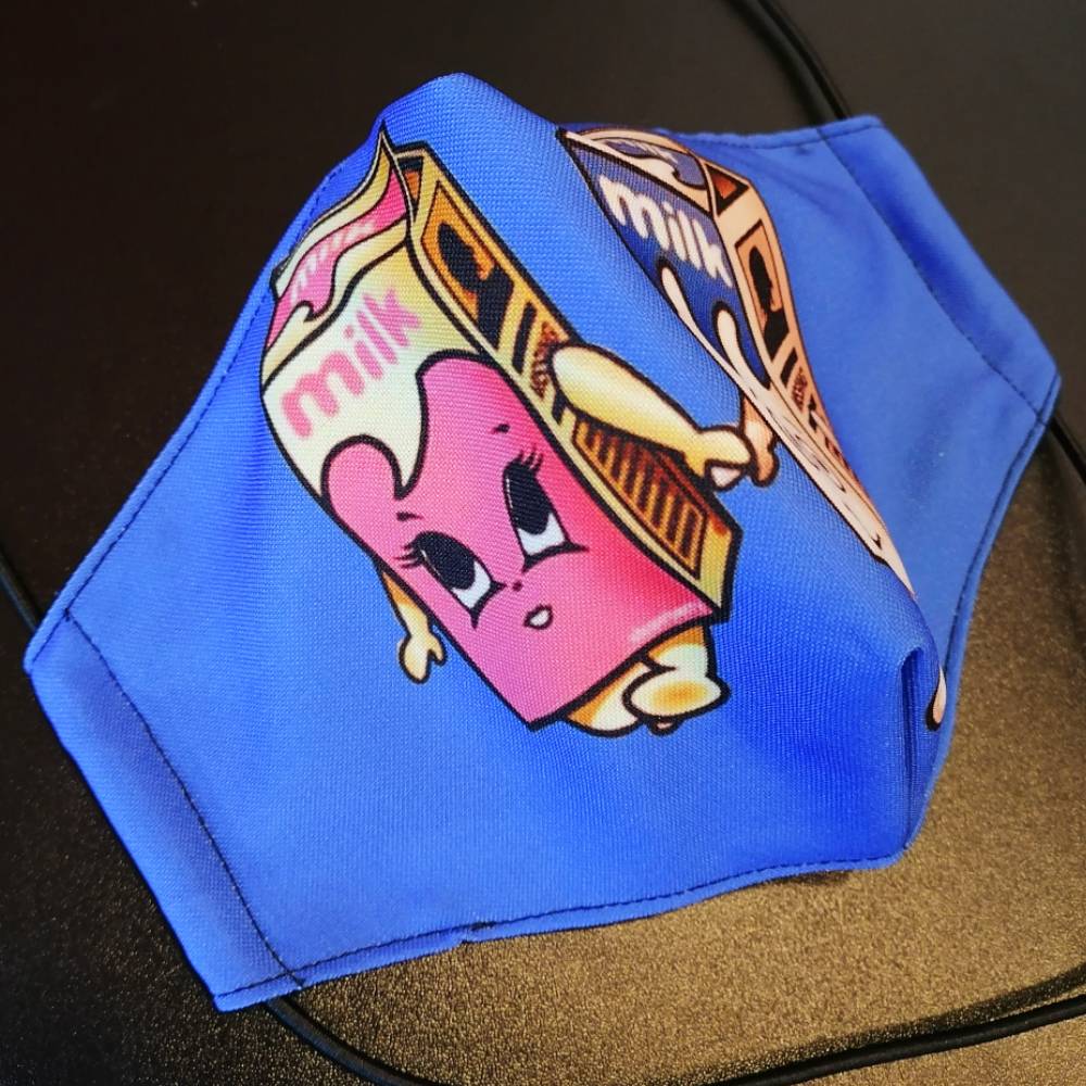 Mascarilla Blur/Coffee & TV - Tallas Hombre y Mujer