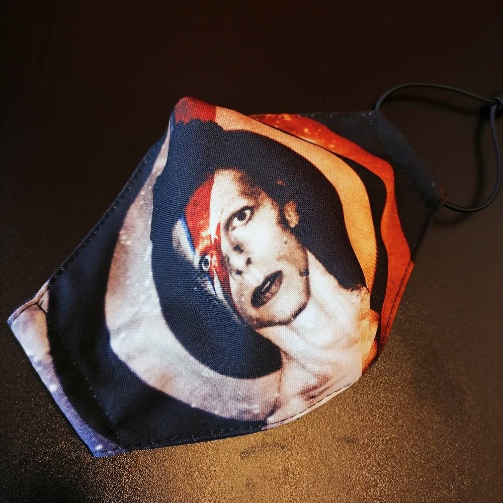 Mascarilla David Bowie - Talla Estándar