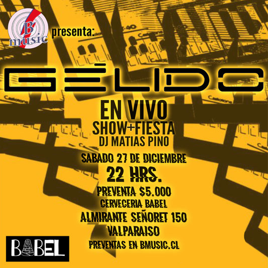 GÉLIDO EN VIVO: Cerrando 2025 con SHOW+FIESTA