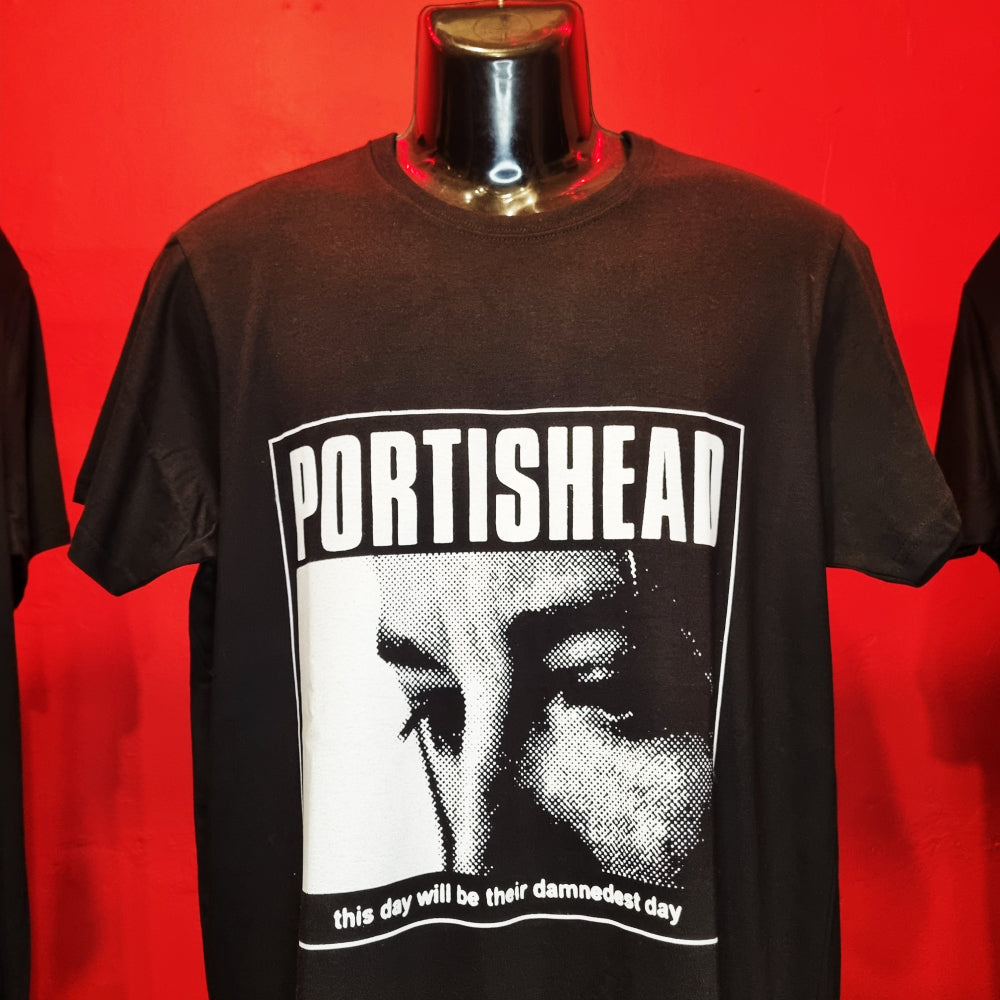 Polera Portishead - Serigrafía BN - Talla L