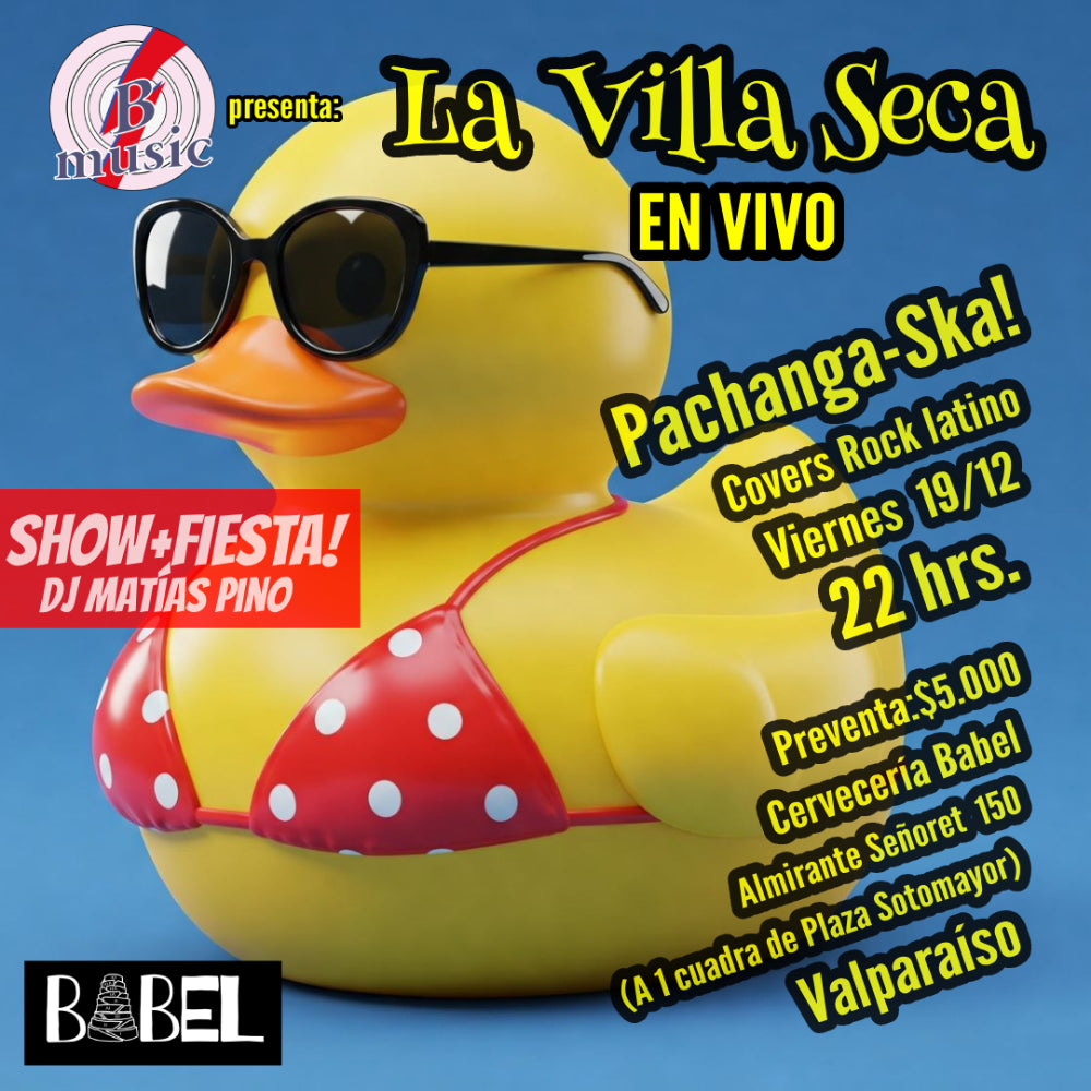 La Villaseca En Vivo! Cerrando 2025: PREVENTAS